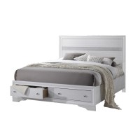 Catherine White 4 Piece Bedroom Set Queen