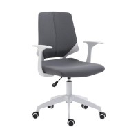 Techni Mobili Height Adjustable Mid Back Office Chair Grey