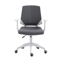 Techni Mobili Height Adjustable Mid Back Office Chair Grey