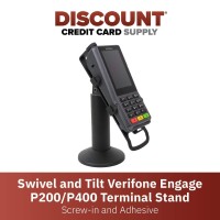 Discount Credit Card Supply Dccstands Swivel And Tilt Verifone Engage P200 & P400 Pin Pad Stand, Screw-In And Adhesive