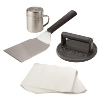 Cuisinart Csbk400 Smashed Burger Kit Cast Iron 6 Patty