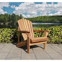 Northbeam Riverside Adirondack Chair, Western Red Cedar, Natural