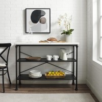 Madeleine Console Matte Black