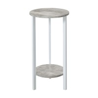 Convenience Concepts Graystone 31 Plant Stand Faux Birch White