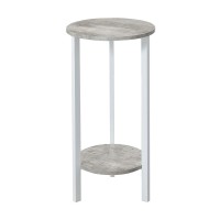 Convenience Concepts Graystone 31 Plant Stand Faux Birch White