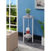 Convenience Concepts Graystone 31 Plant Stand Faux Birch White