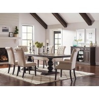 Phelps Traditional Antique Noir Dining Table