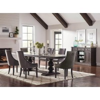 Phelps Traditional Antique Noir Dining Table