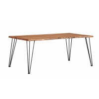 Industrial Natural Acacia Dining Table