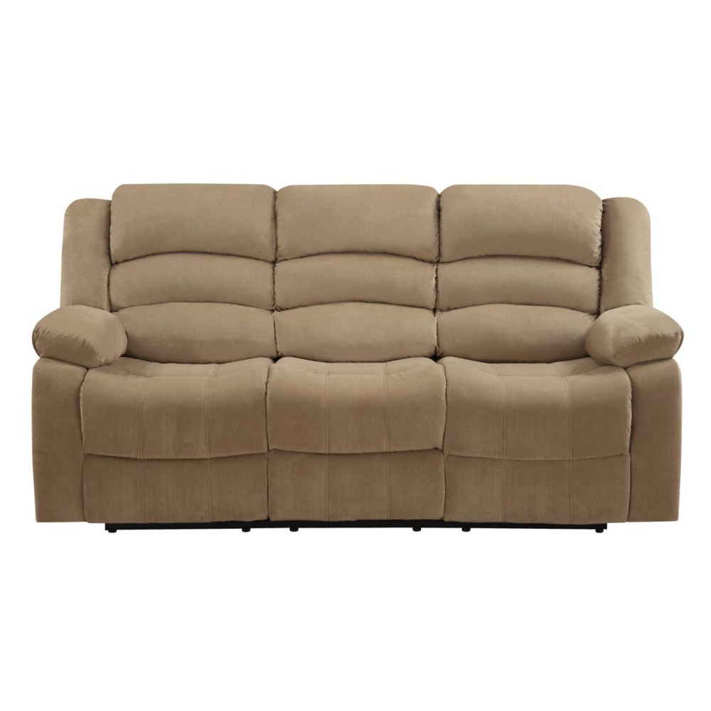 Homeroots 40 Contemporary Beige Fabric Sofa