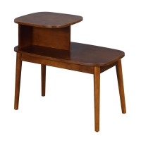 Convenience Concepts Maxwell Mid Century End Table Espresso