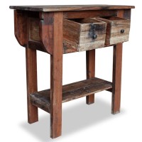 vidaXL Console Table Solid Reclaimed Wood 315x138x315 244509
