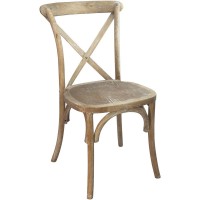 Advantage Natural With White Grain XBack Chair