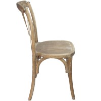 Advantage Natural With White Grain XBack Chair