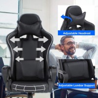 Bestoffice Office Chair Gaming Chair Desk Chair Ergonomic Racing Style Executive Chair With Lumbar Support Adjustable Stool Swiv