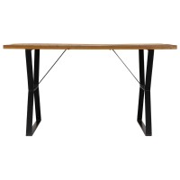 vidaXL Dining Table 551x314x299 Solid Reclaimed Wood 247948