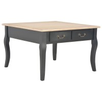 vidaXL Coffee Table Black 315x315x197 Wood 280063