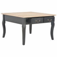 vidaXL Coffee Table Black 315x315x197 Wood 280063