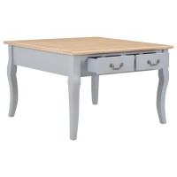 vidaXL Coffee Table Gray 315x315x197 Wood 280062
