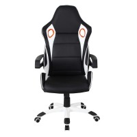 Techni Mobili Racing Style Home Office Chair Black