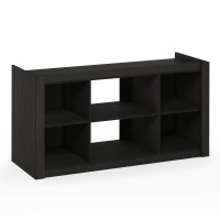 Furinno Fowler Multipurpose Tv Stand Bookshelves, Espresso