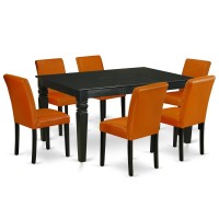 Dining Room Set Black WEAB7BLK61