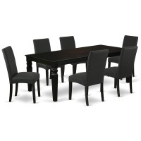 Dining Room Set Black LGDR7BLK24