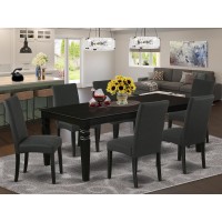 Dining Room Set Black LGDR7BLK24