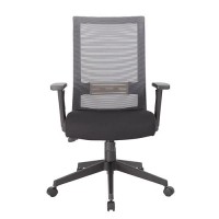 Boss Office Products Boss Office Mesh Task Chair, Grey/Black