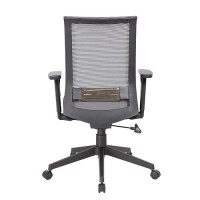 Boss Office Products Boss Office Mesh Task Chair, Grey/Black