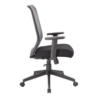 Boss Office Products Boss Office Mesh Task Chair, Grey/Black