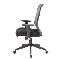 Boss Office Products Boss Office Mesh Task Chair, Grey/Black