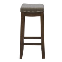 Linon Home D?Cor Kingston Rustic Backless Counter Stool,