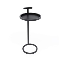 Dar Caden Side Table, Black