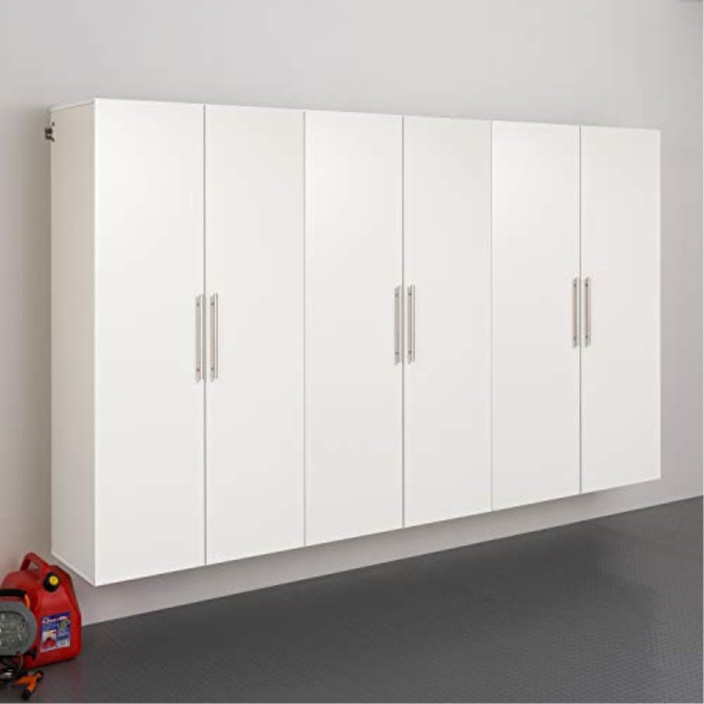 White Hangups 108 Inch Storage Cabinet Set E 3Pc