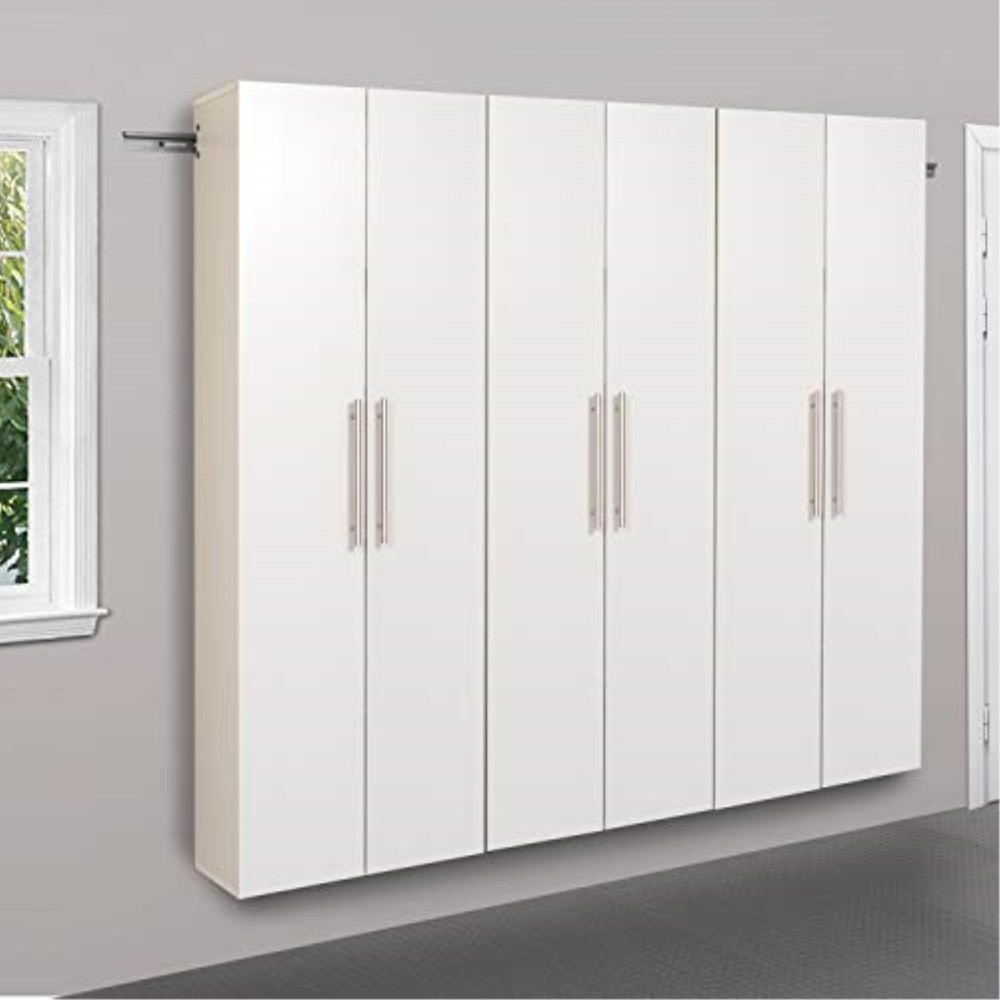 White Hangups 72 Inch Storage Cabinet Set C 3Pc