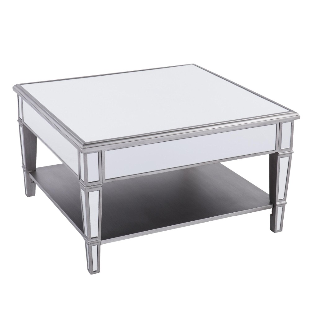 Wedlyn Square Mirrored Cocktail Table