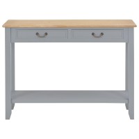 vidaXL Console Table Gray 433x137x314 Wood