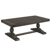 Best Master Furniture Transitional Living Room Coffee Table, Gray