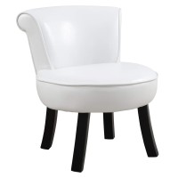 Homeroots 215 Leather Look, Solid Wood, And Foam Juvenile Chair