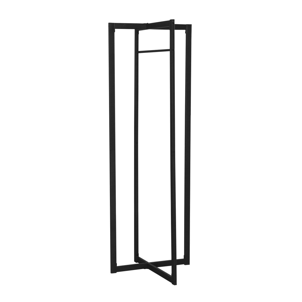 Homeroots Coat Rack - 72 Hblack Metal