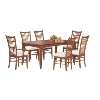 Homeroots Two 42 Cherry Cage Style Dining Chairs