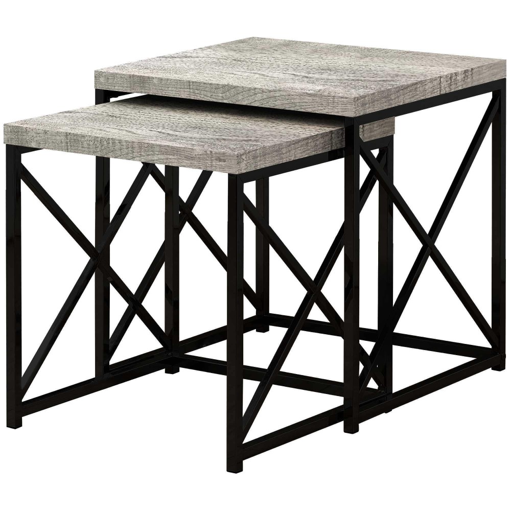 17 Hammered Metal Coffee Table With A Tile Top