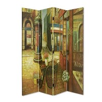 HomeRoots 274610 71 X 63 Multi-color French Quarter Screen