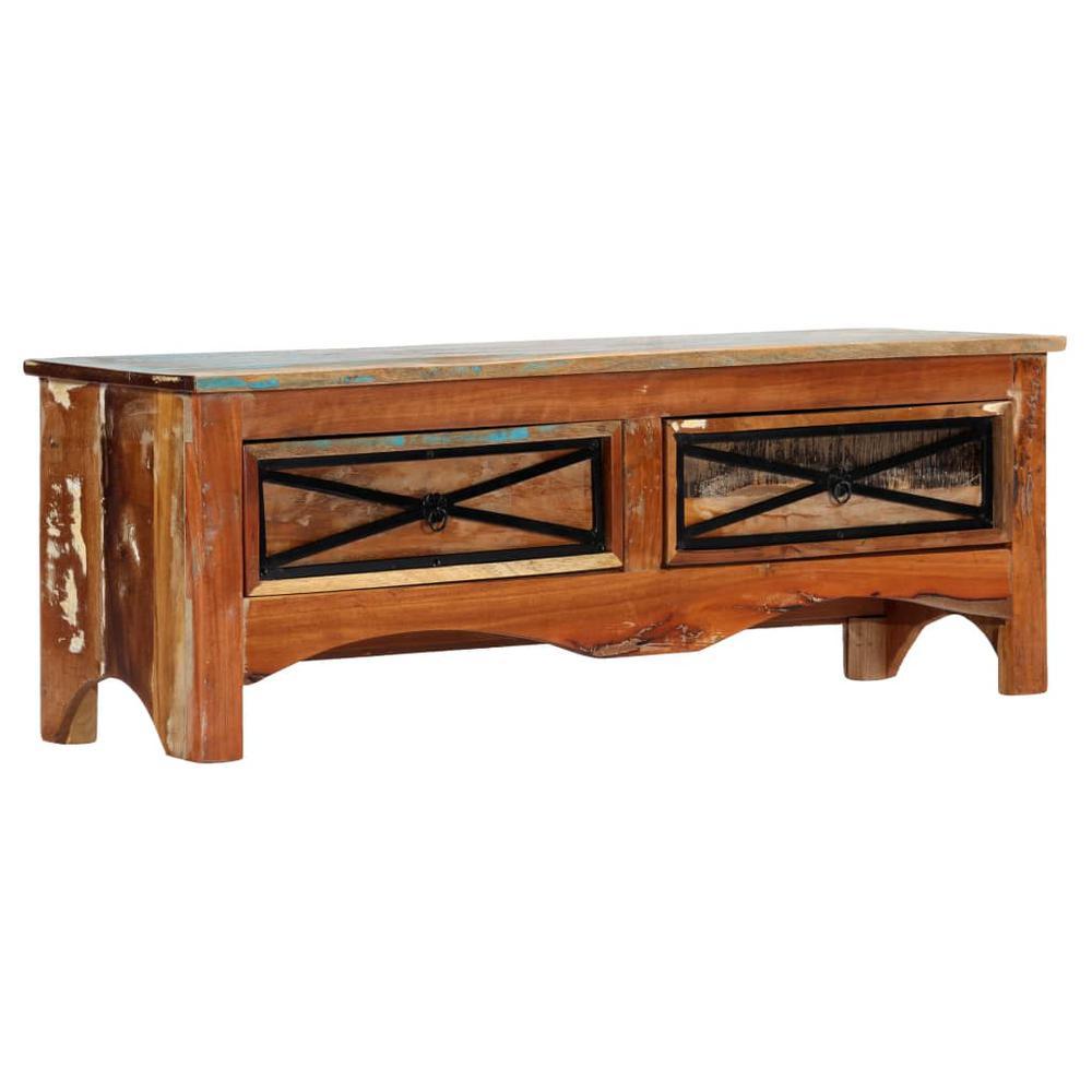 vidaXL TV Cabinet 472x118x157 Solid Reclaimed Wood 247855