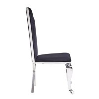 Homeroots Stainless Steel, Upholstered (Seat) Engineered 43