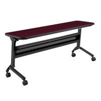 Safco Products Flip-N-Go Training Table, Regal Mahogany 18