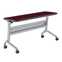 Safco Flip-N-Go 18 X 60 Rectangular Training Table, Lpl