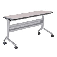 Safco Flip-N-Go 18 X 60 Rectangular Training Table, Lpl