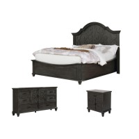 Panel 3 Piece Bedroom Set California King